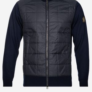 Belstaff Kelbrook Zip Cardigan-Dark Ink