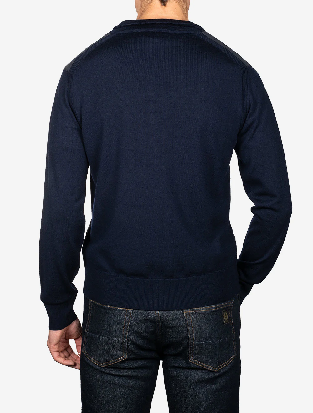 Belstaff Kelbrook Zip Cardigan-Dark Ink – Image 3