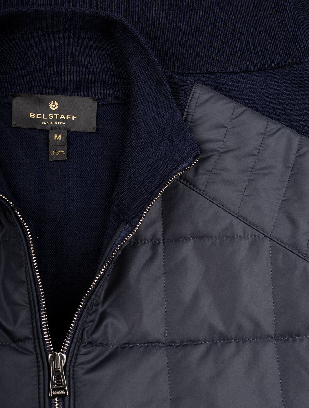 Belstaff Kelbrook Zip Cardigan-Dark Ink – Image 4