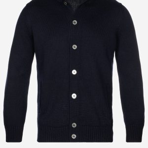 Button Up Cardigan Navy
