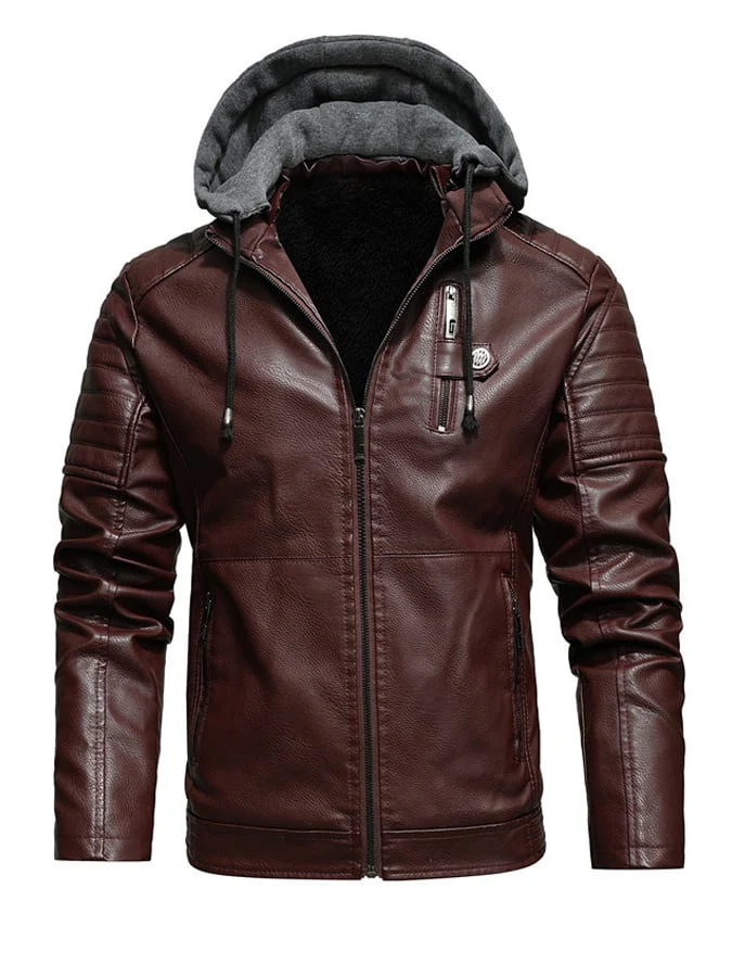Veste Effet Cuir Doublée – Image 6