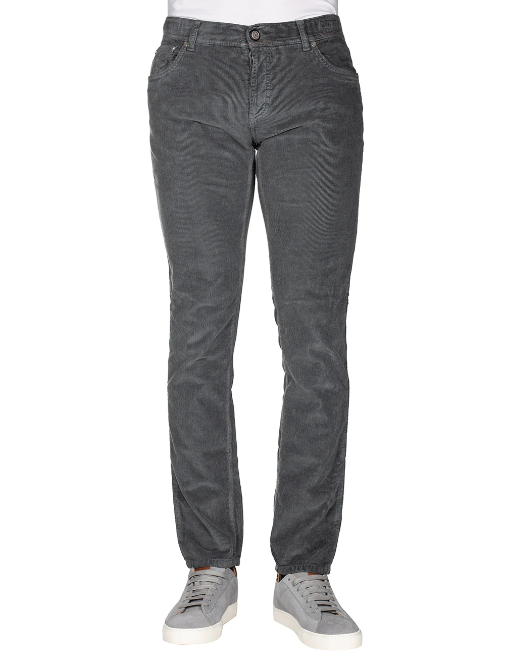 Luxury Cotton Cashmere Cord Grey – Image 2