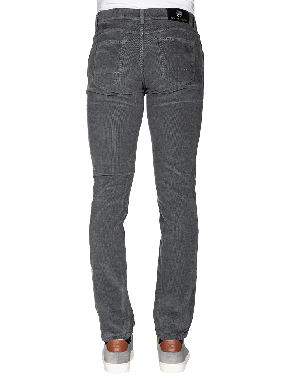 Luxury Cotton Cashmere Cord Grey – Image 3