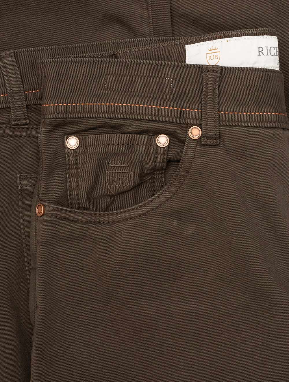 Luxury Denim Cashmere Jean Chocolate – Image 3