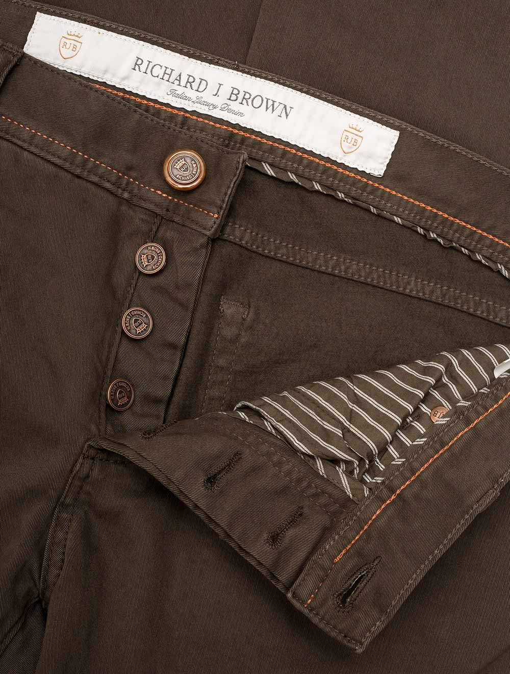 Luxury Denim Cashmere Jean Chocolate – Image 4