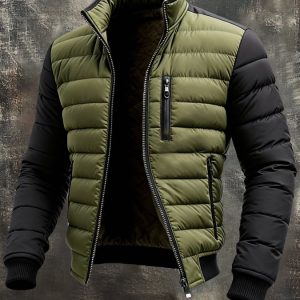 Amori PARIS™ | DOUDE HOMME MATELASSÉE ZIPPÉE COUPE MODERNE