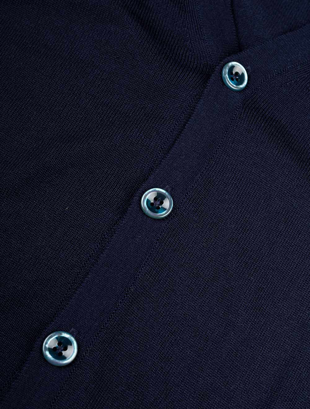 Knitted Cardigan Merino Navy – Image 6