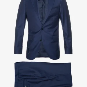 Plain 2 Piece Suit Blue