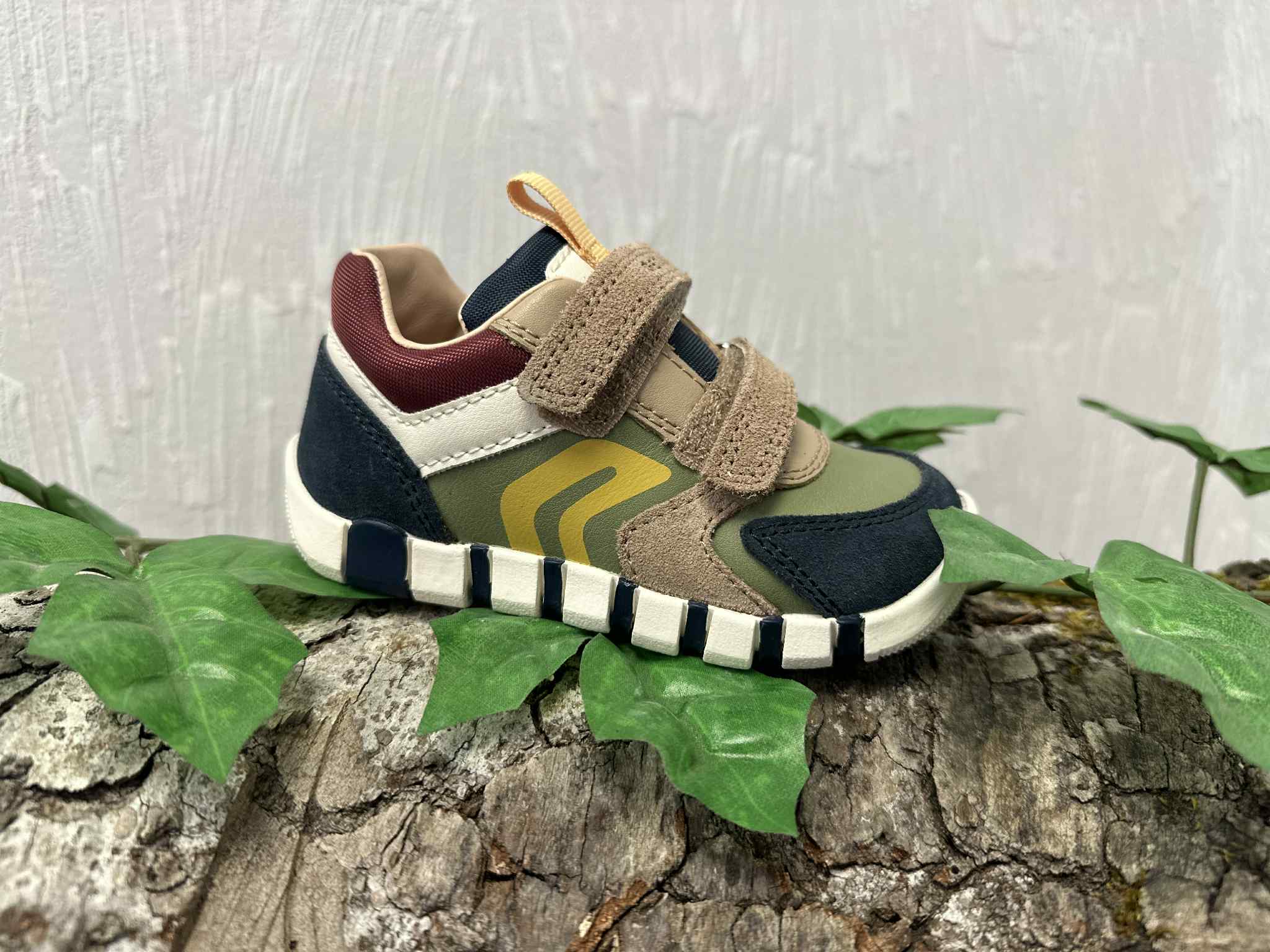 GEOX réf:B3555D kaky/beige