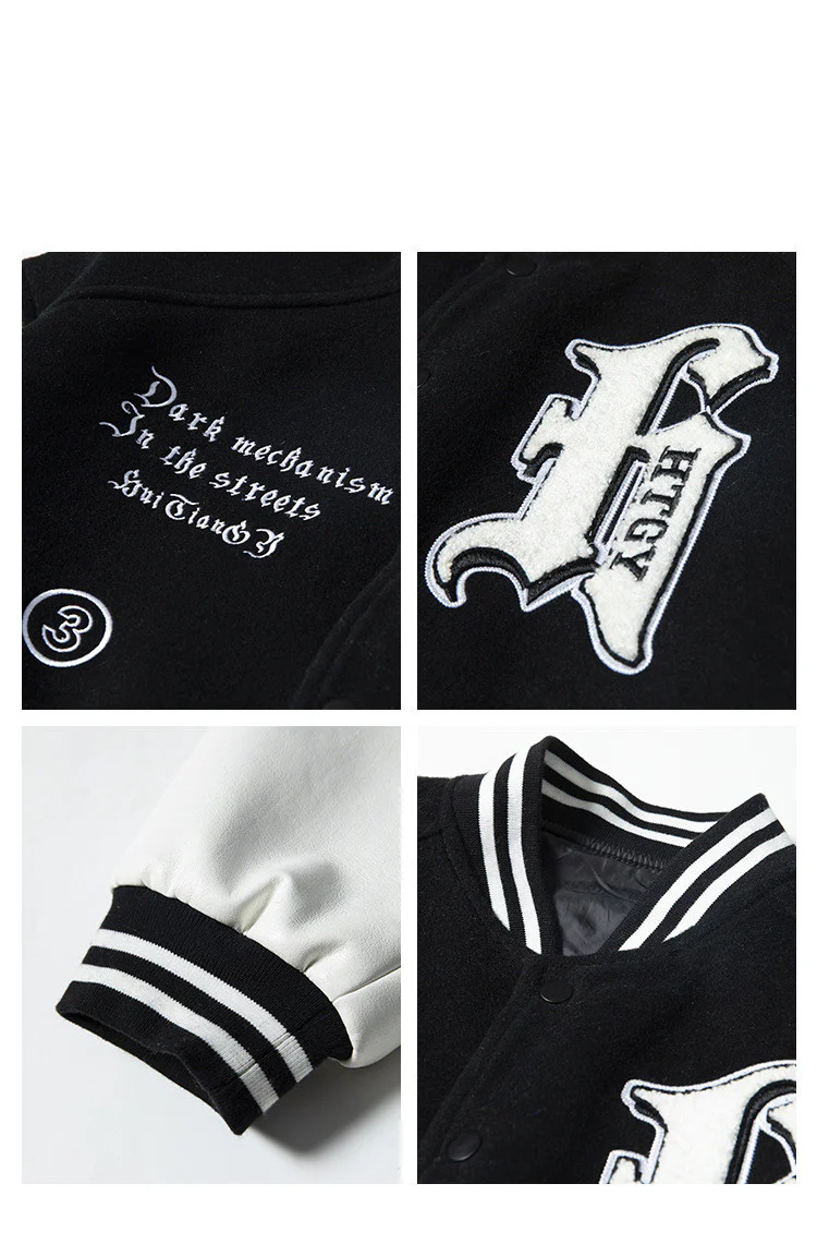 Blouson Teddy "Dark Mechanics" en cuir – Image 8