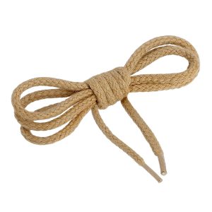 Lacets cordonnets beiges x2 paires