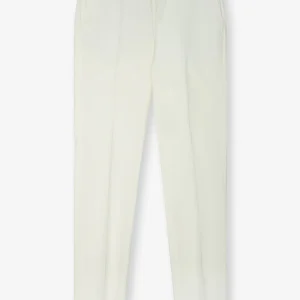 Lubiam Cotton Trouser-White