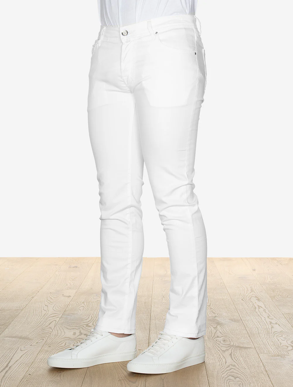 5 Pocket Slim Fit Jeans Optical White – Image 2