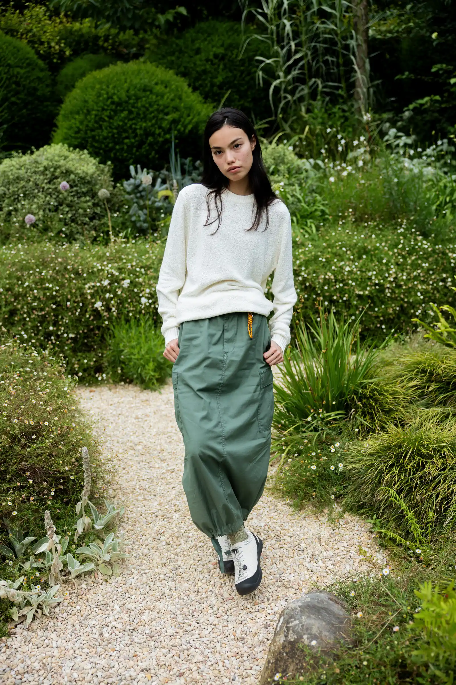 BEIGE JOYCE KNITTED SWEATER – Image 5