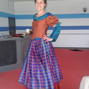 Jupe & Bustier de bourgeoise créole