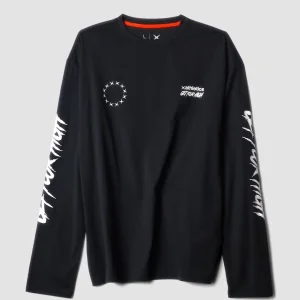 BLACK CLUB LS TEE