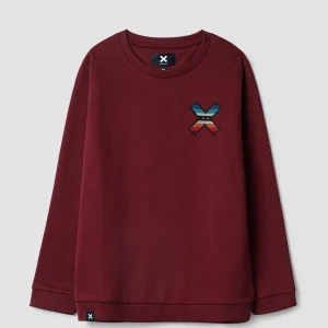 BURGUNDY CLASSIC KIDS CREW