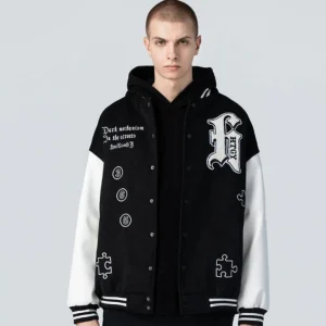 Blouson Teddy "Dark Mechanics" en cuir