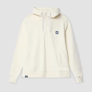 CREAM ISLAND HALF ZIP HOODIE