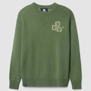 GREEN TOM KNITTED SWEATER