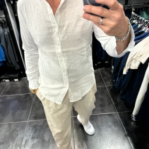 Chemise col mao Blanc