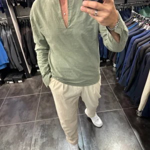 Tunique Marrakech col v kaki