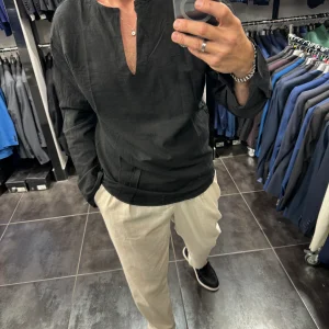 Tunique Marrakech col v noir