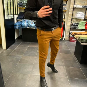 Chemise Col mao Noir