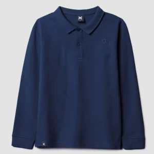 IMPERIAL BLUE NATURE KIDS LONG SLEEVE POLO