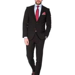 Black Slim Fit Suit Black