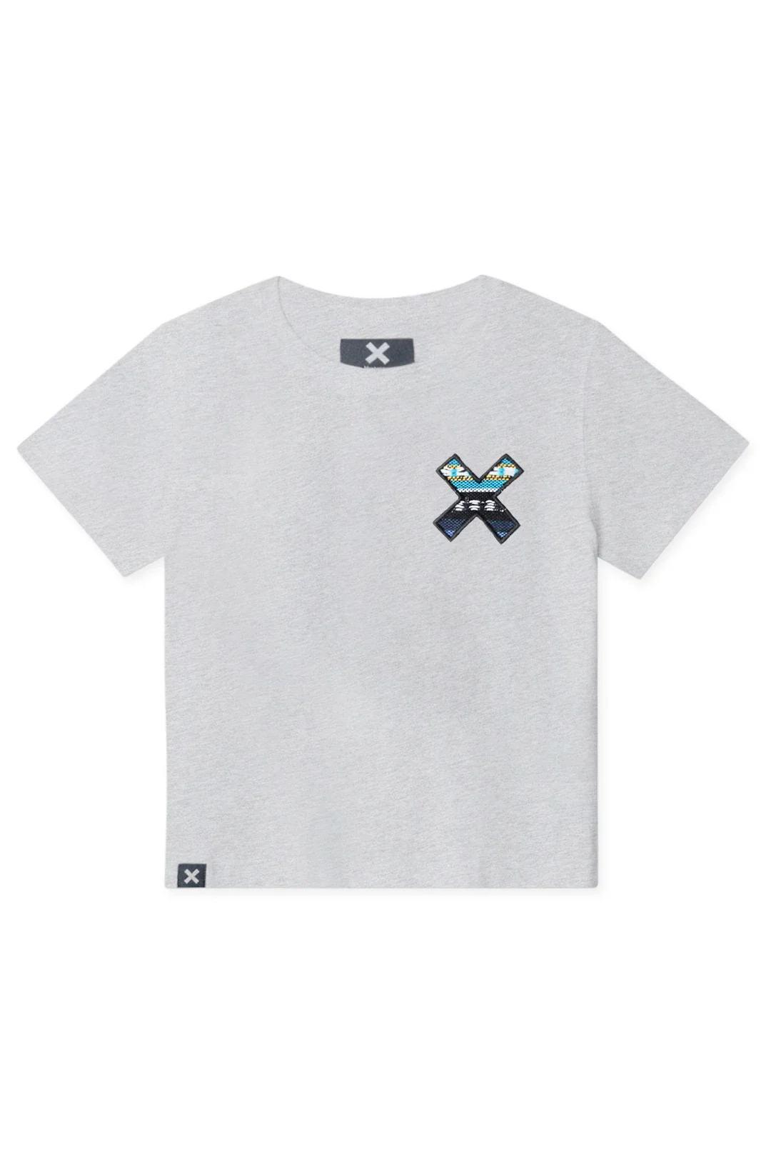 LIGHT GREY MELANGE CLASSIC KIDS TEE