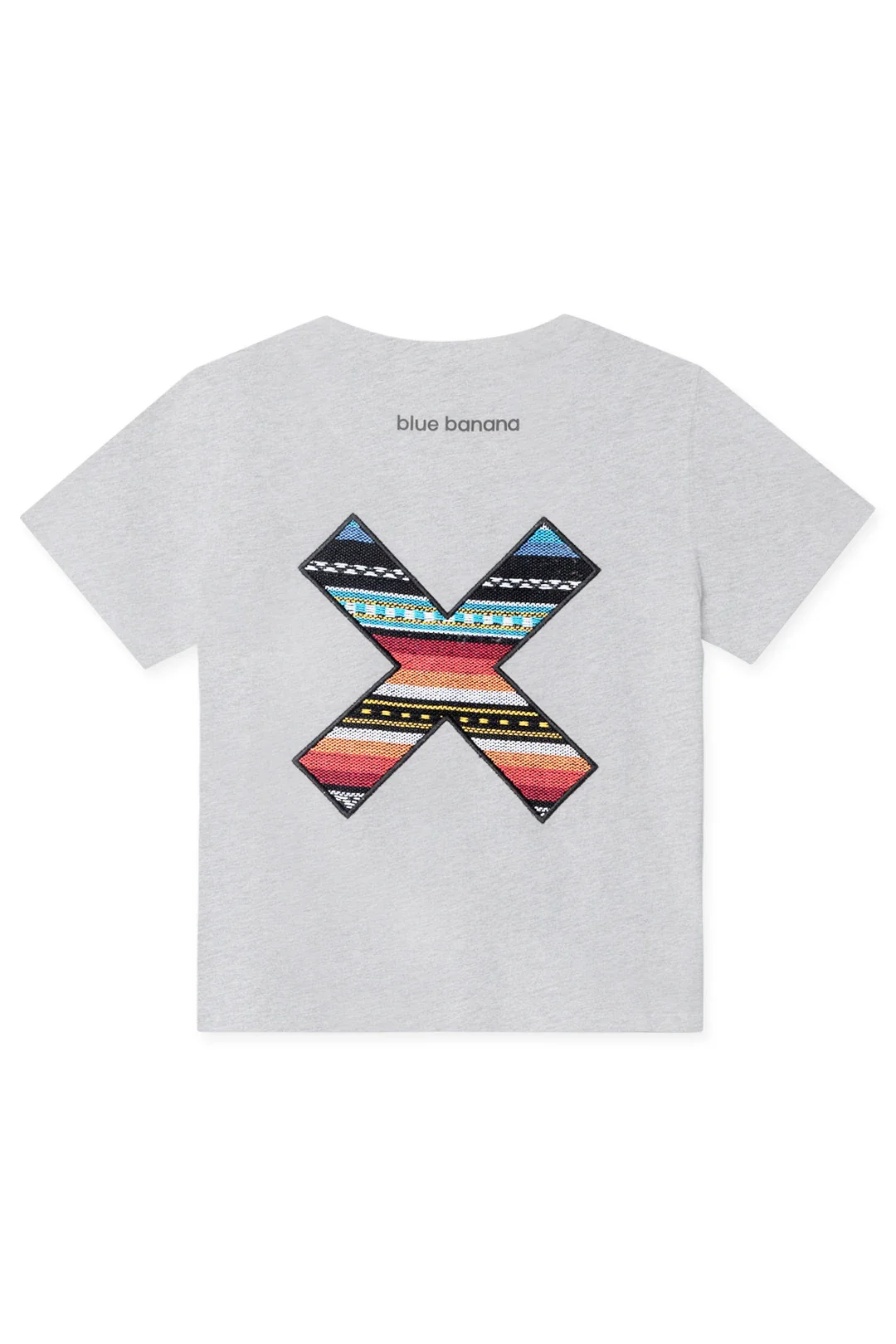 LIGHT GREY MELANGE CLASSIC KIDS TEE – Image 2