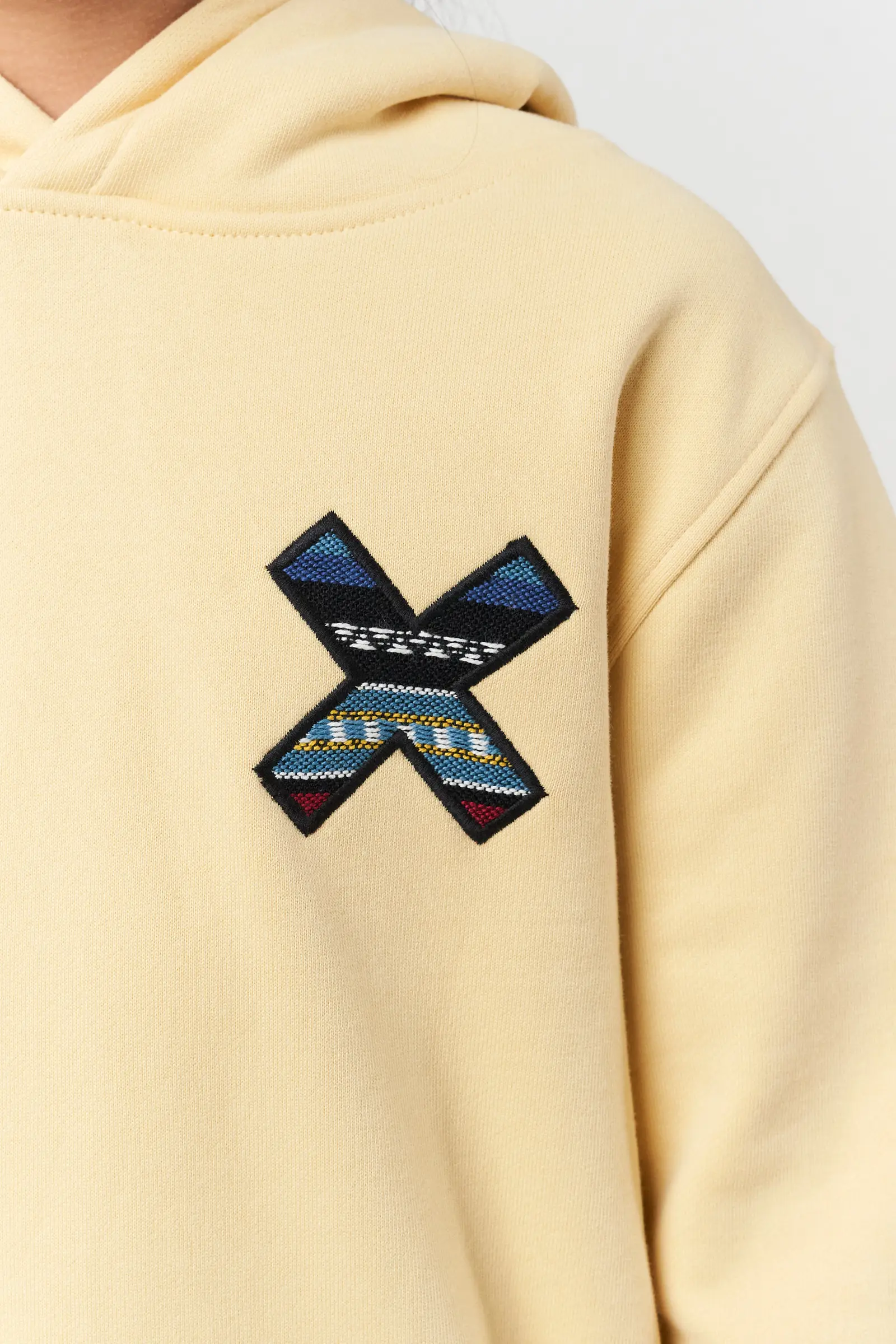 LIGHT YELLOW CLASSIC KIDS HOODIE – Image 3