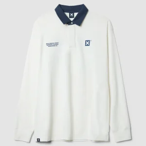 OFF-WHITE ATLAS LONG SLEEVE POLO