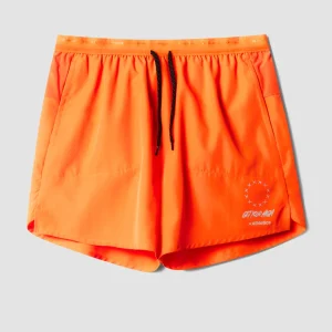 ORANGE TRAIN SHORTS