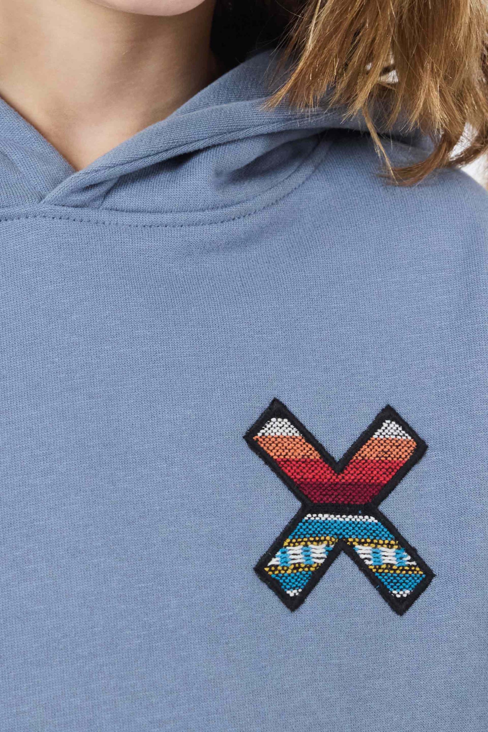 SKY BLUE CLASSIC KIDS HOODIE – Image 3