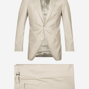 Plain 2 Piece Suit Taupe