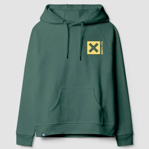 TREKKING GREEN NATURE HOODIE