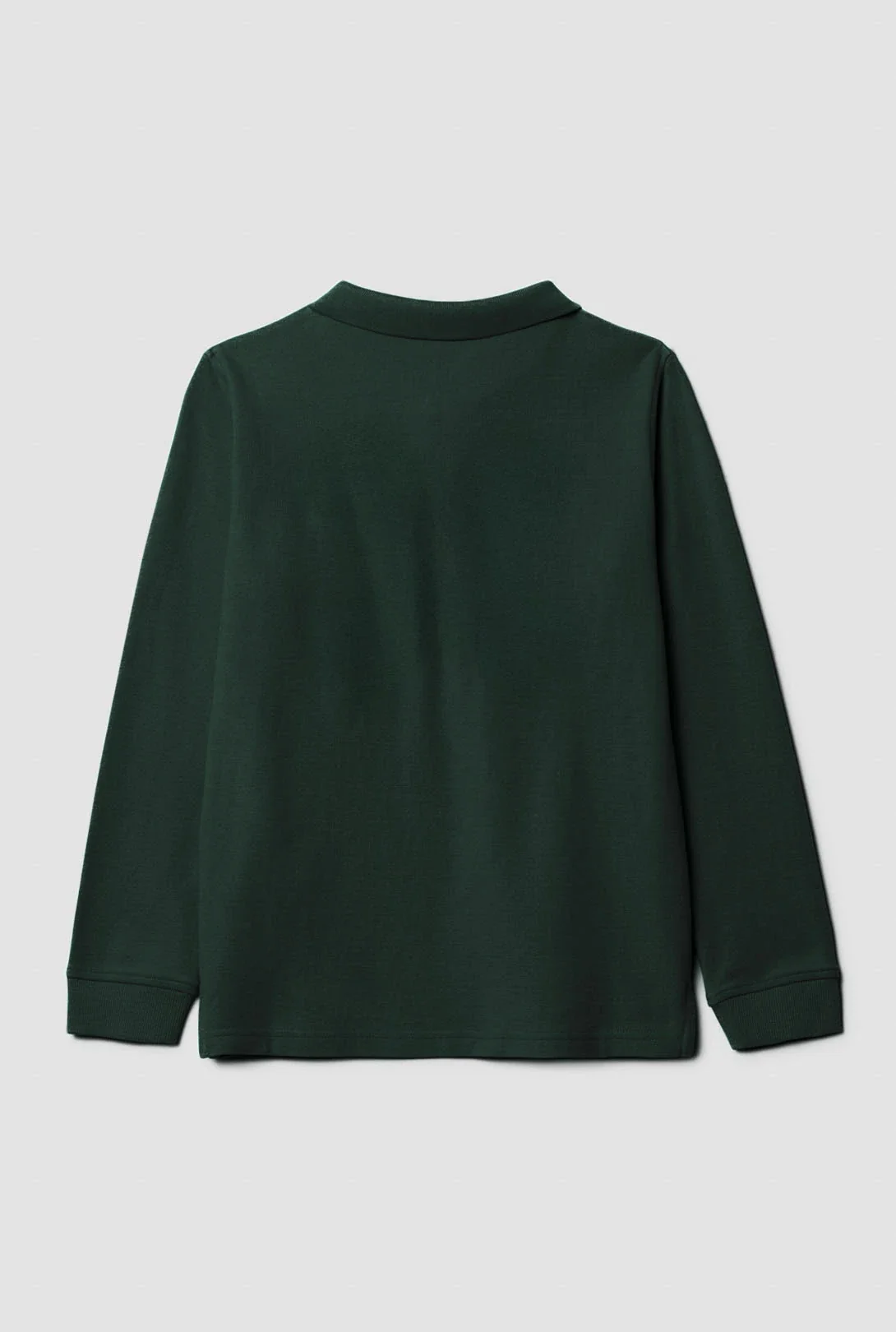 TREKKING GREEN NATURE KIDS LONG SLEEVE POLO – Image 2