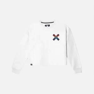 WHITE CLASSIC WOMAN CREW