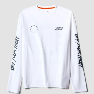 WHITE CLUB LS TEE