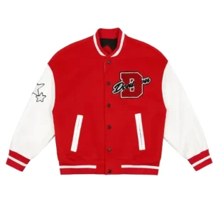 Blouson Teddy Rouge