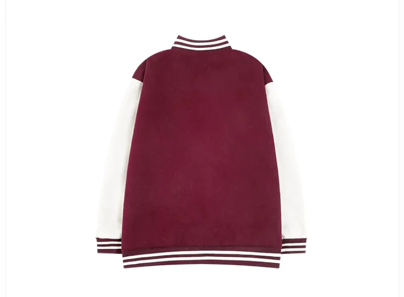 Blouson Teddy Rouge Bordeaux – Image 2