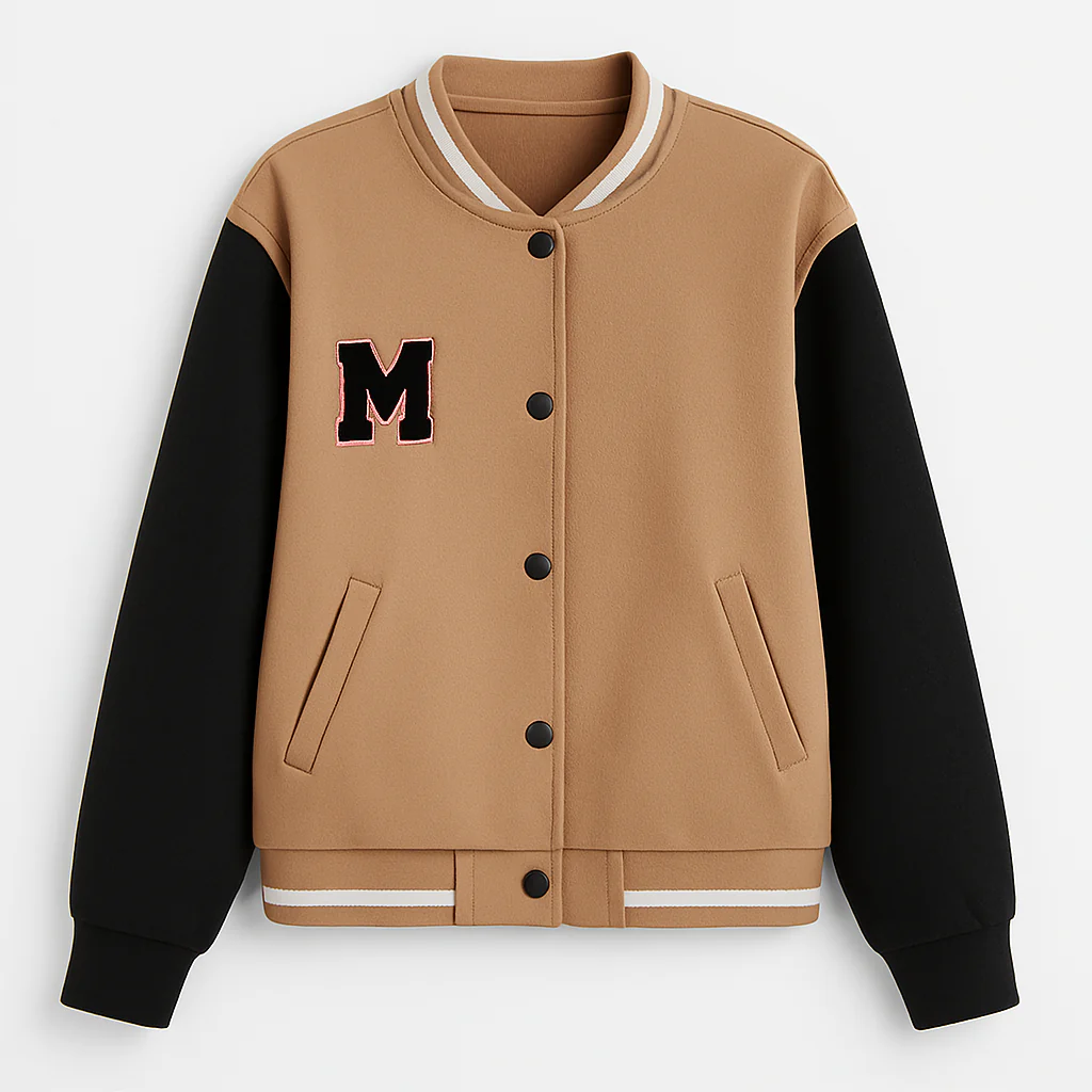 Blouson Teddy Bicolore Femme