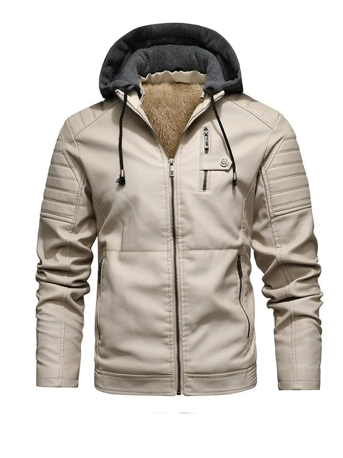 Veste Effet Cuir Doublée – Image 7