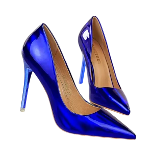 Escarpin bleu roi – Brillance et Prestance