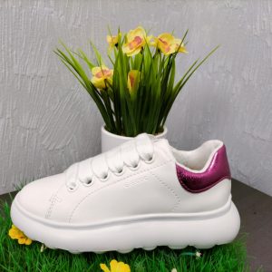 GEOX réf:J55mra blanc/rose