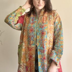 Gilet Dulce Tissu Recycle Khanta Brodé