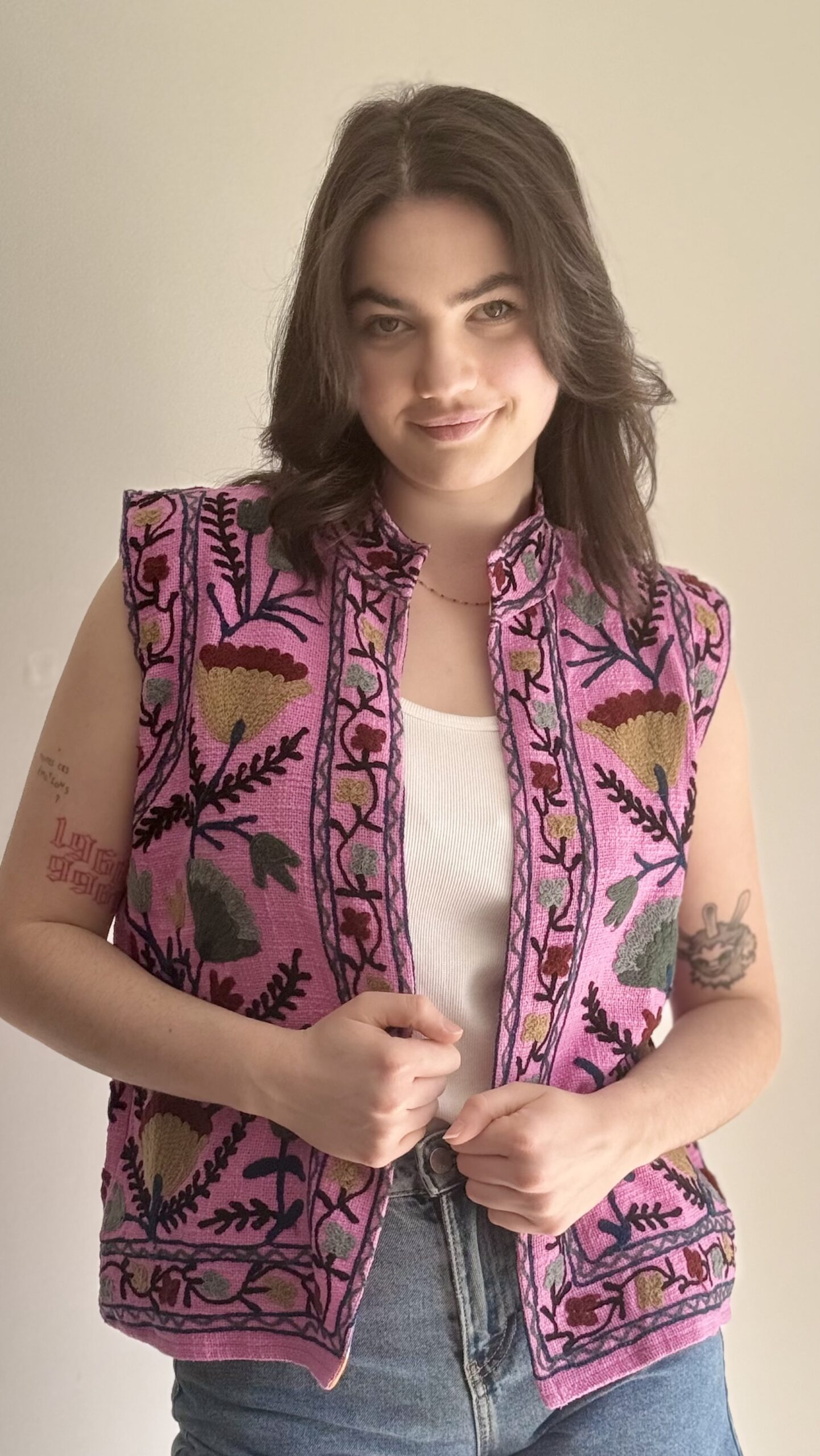 Gilet Anna Reversible Suzani – Image 3