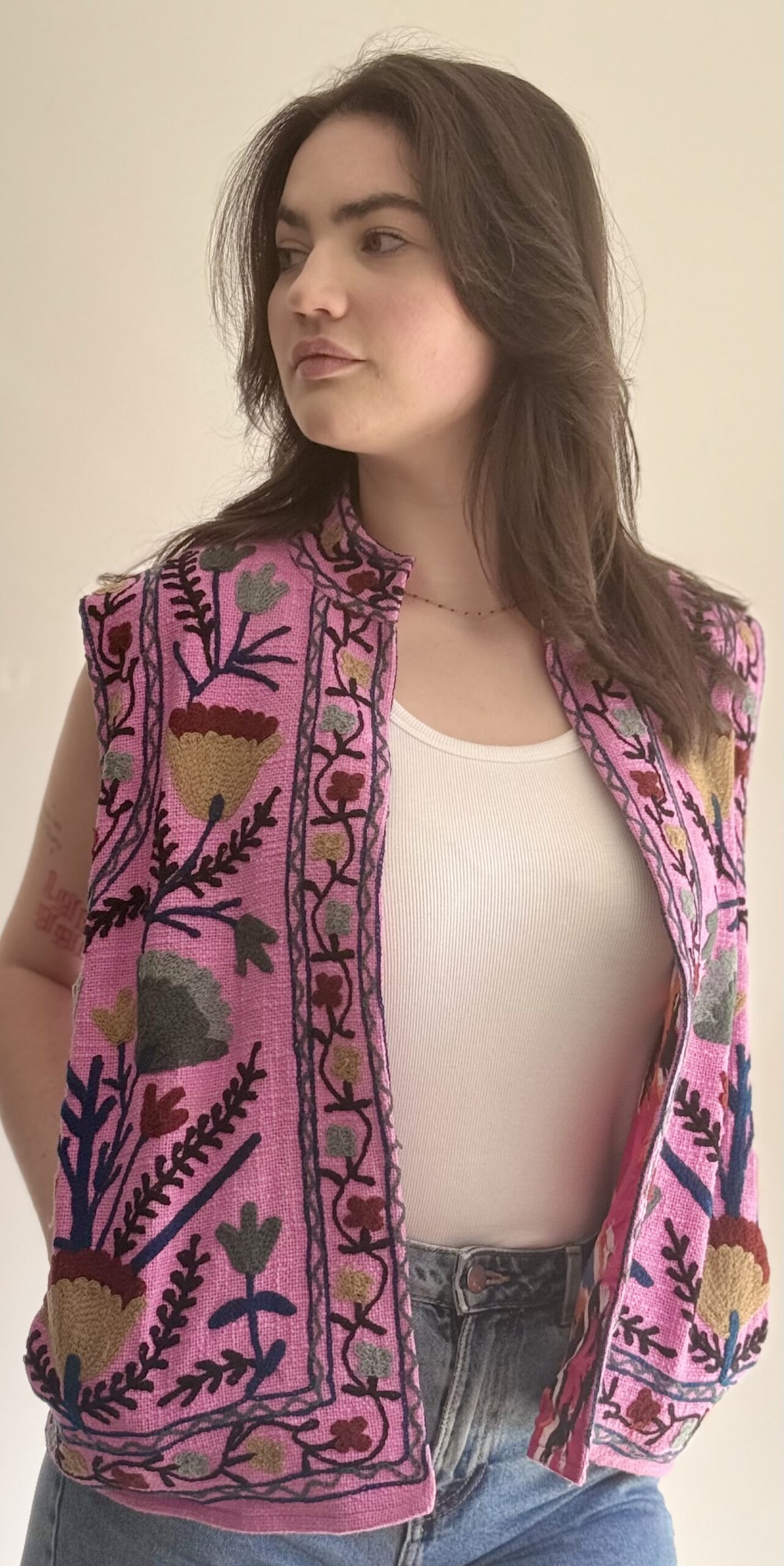 Gilet Anna Reversible Suzani – Image 5